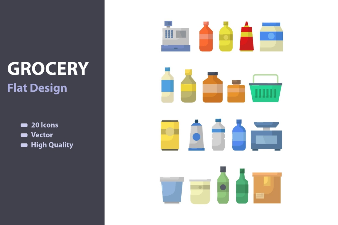 Grocery Icon Pack