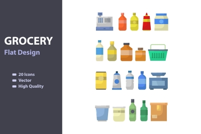 Grocery Icon Pack