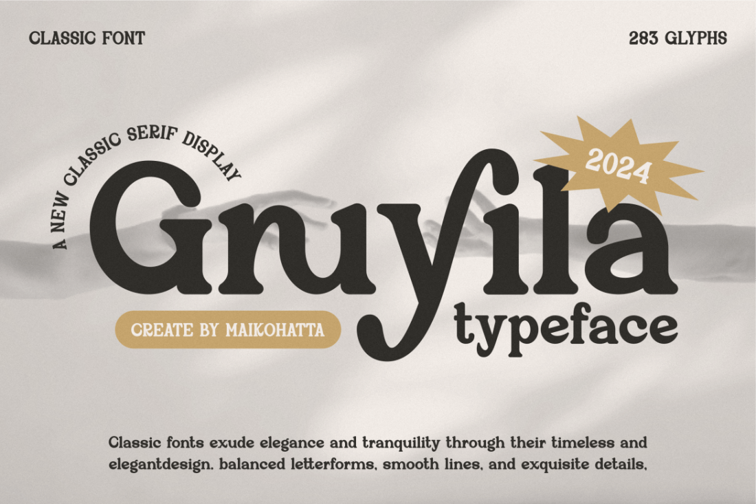 Gruyila - Classic Serif Typeface