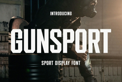 Gunsport - Sport Display Font