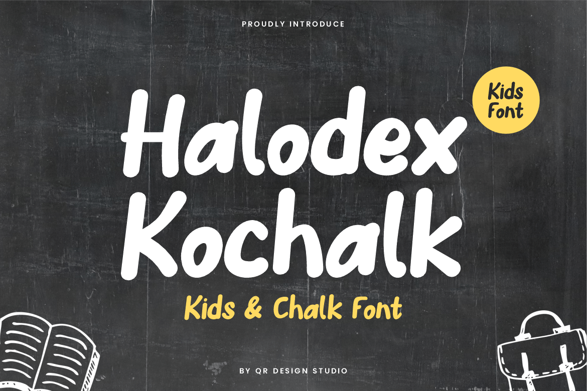 Halodex Kochalk – Kids & Chalk Font
