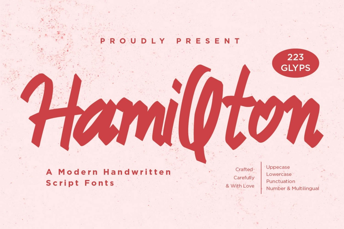 Hamillton - Handwritten Script fonts