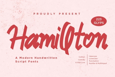 Hamillton - Handwritten Script fonts