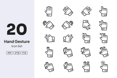 Hand Gesture Icons