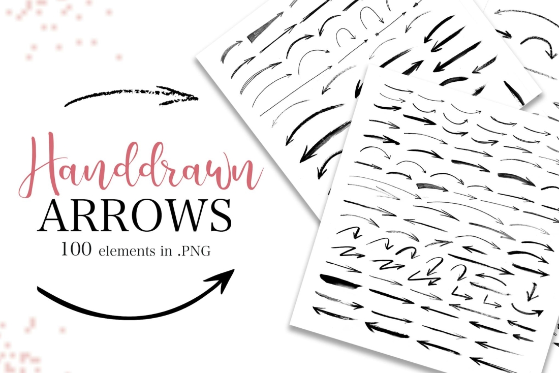 Handdrawn arrows collection