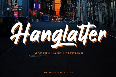 Hanglatter - Modern Lettering Font