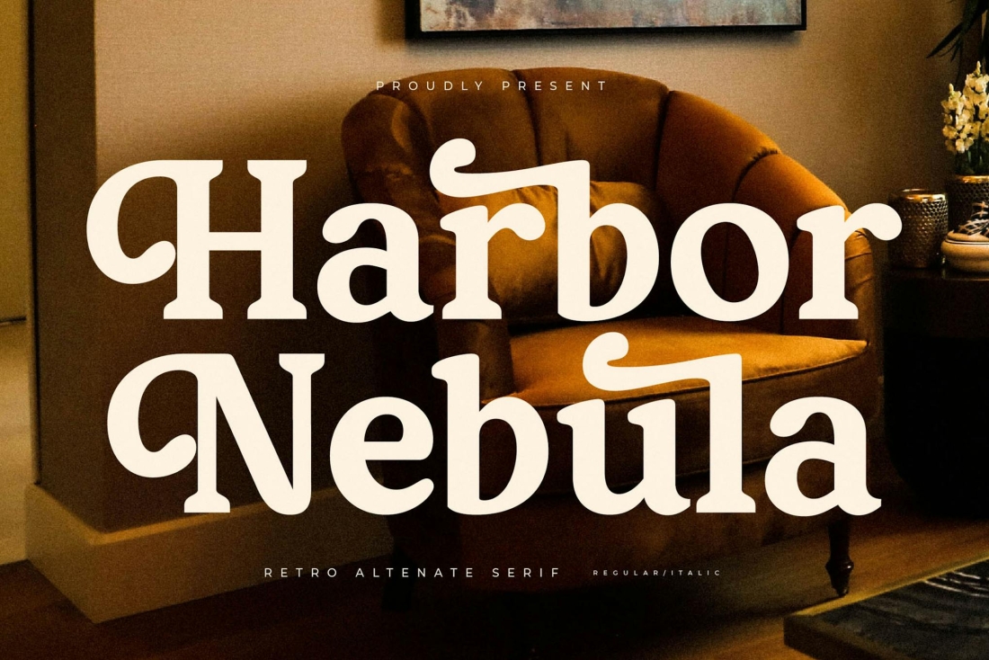 Harbor Nebula Modern Serif Font
