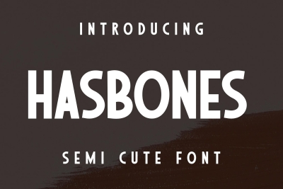 Hasbones Font