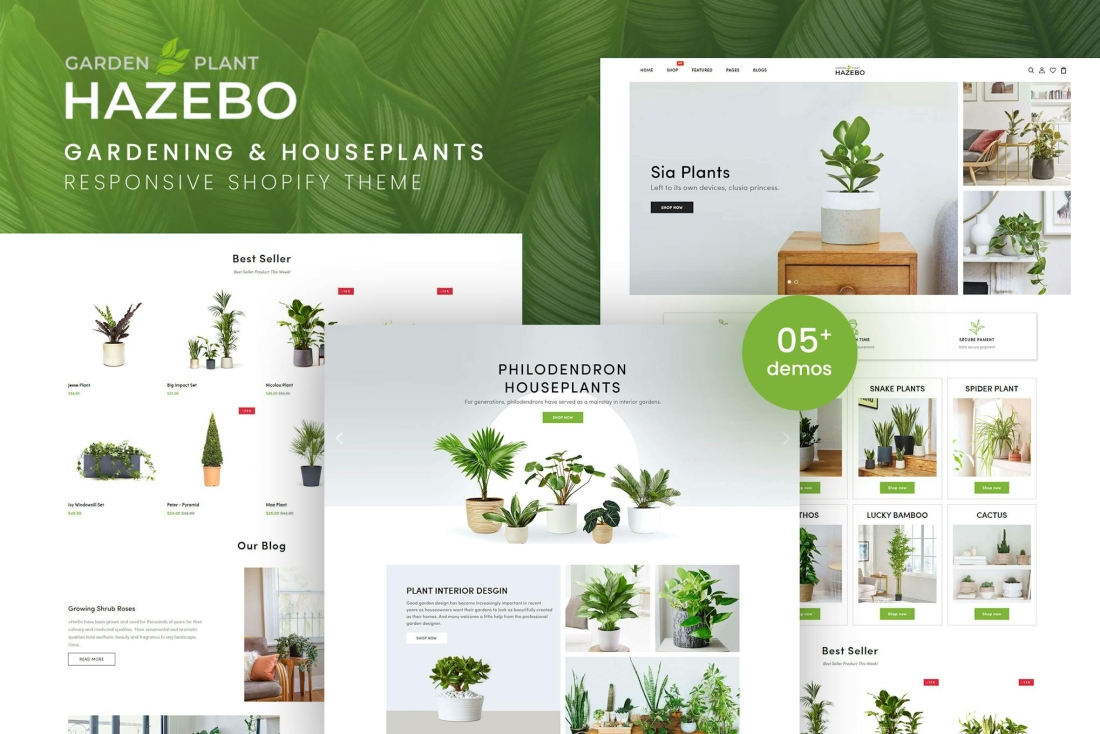 Hazebo - Gardening & Houseplants Shopify Theme