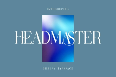Headmaster Serif Display Typeface