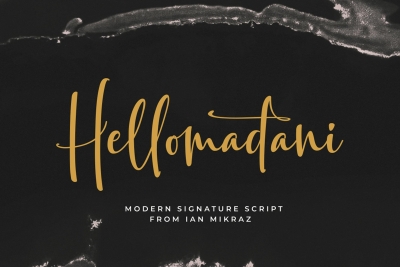 Hellomadani - Modern Signature Script