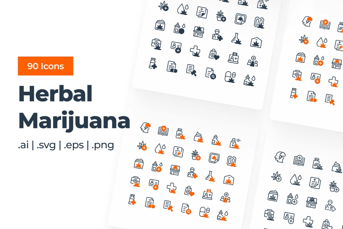 Herbal Marijuana - Icon Pack