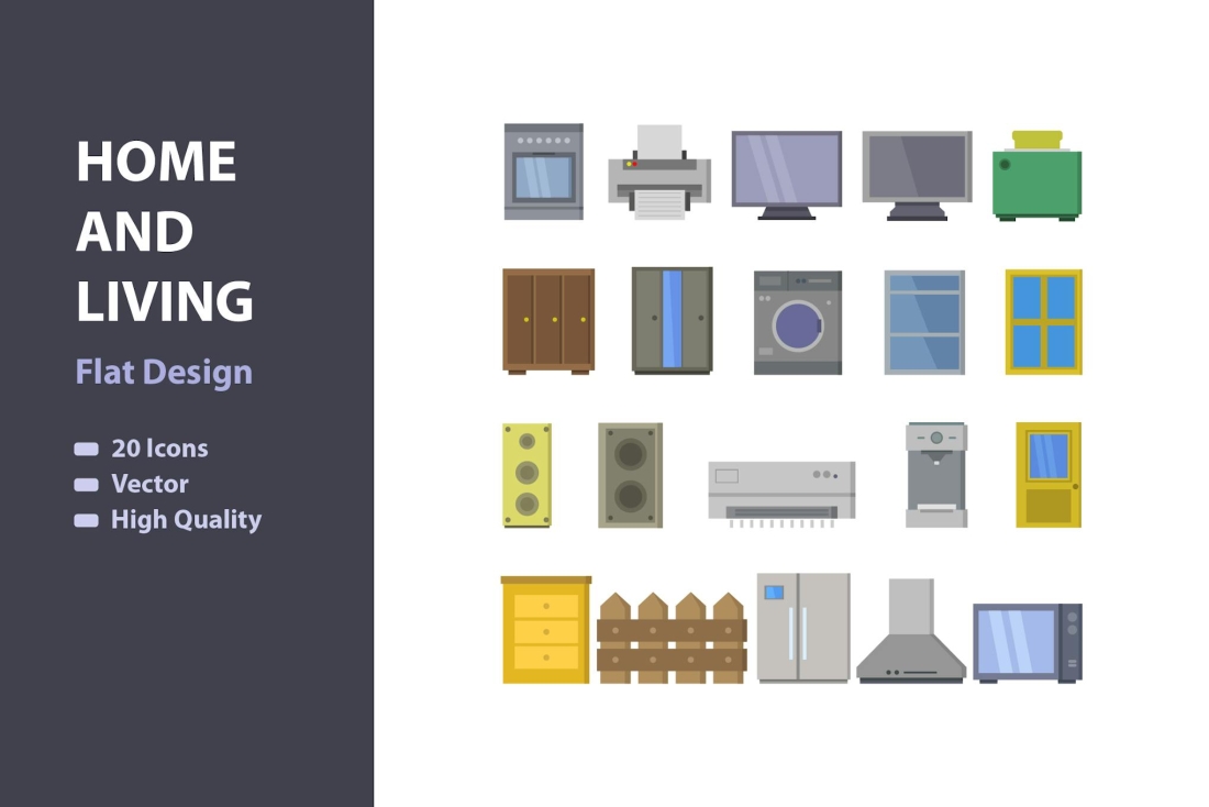 Home And Living Icon Pack