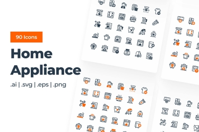 Home Appliances Icon Set