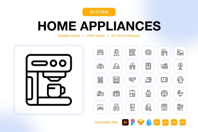 Home Appliances Icons
