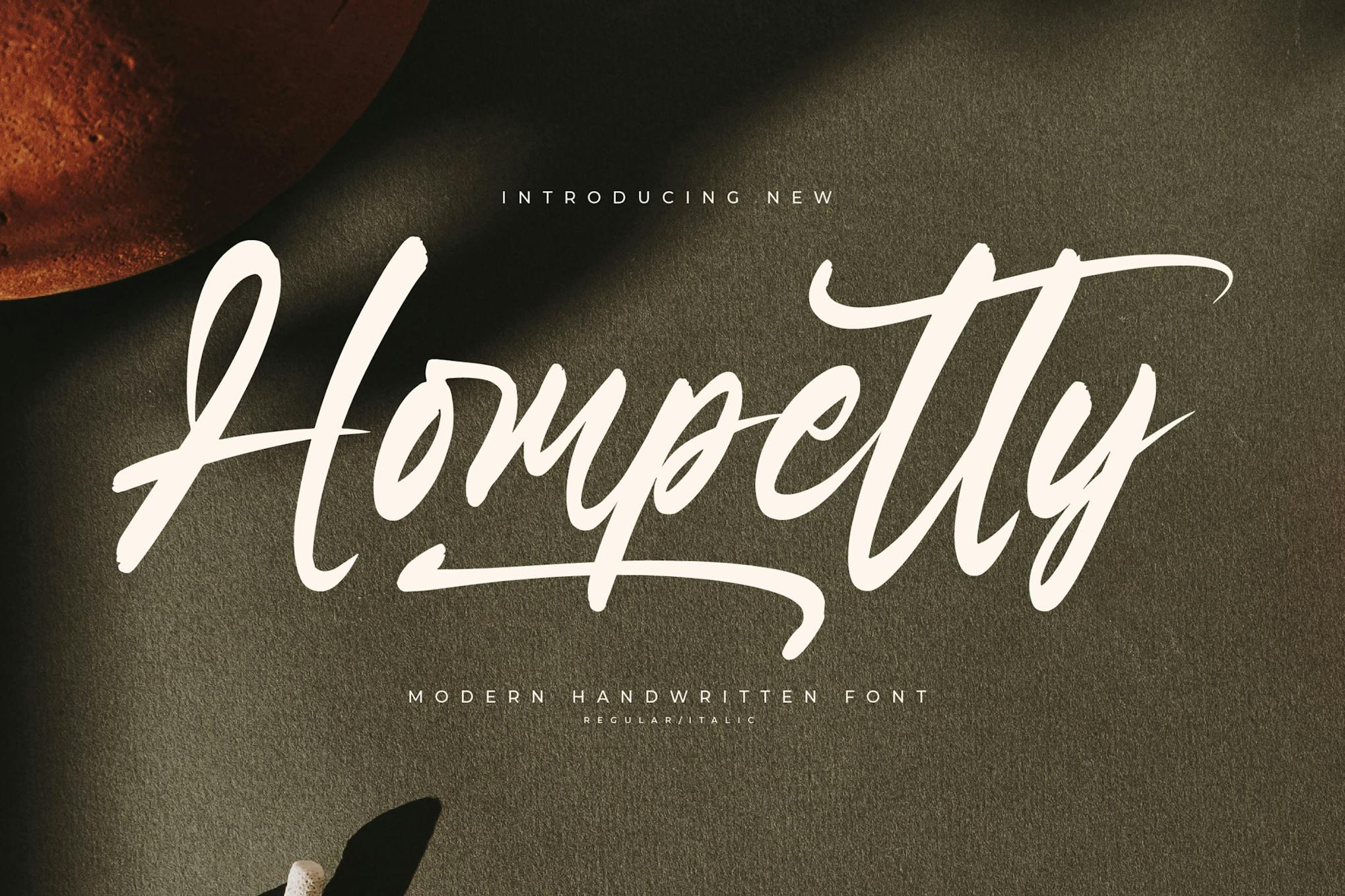 Hompetty Modern Handwritten Font