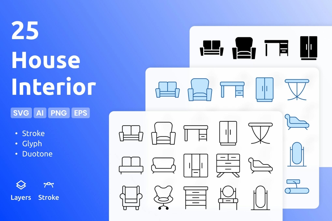 House Interior - Icons Pack