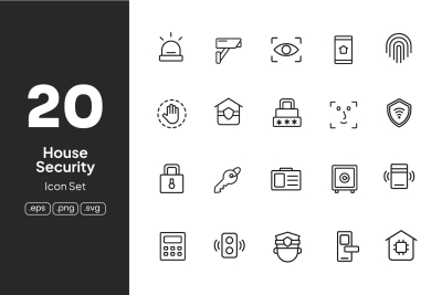 House Security Icons