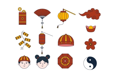 Imlek Icon Set