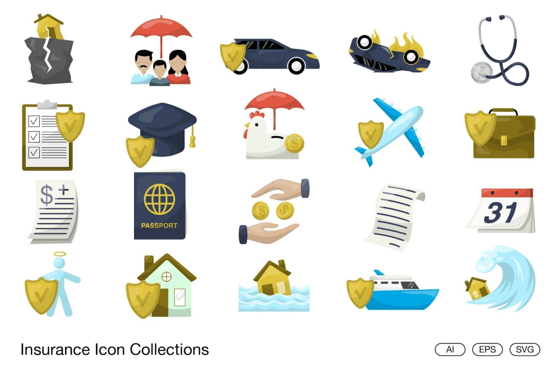 Insurance Icon Illustration