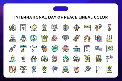 International Day of Peace Lineal Color