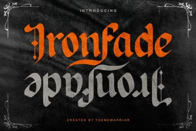Ironfade - Blackletter Font