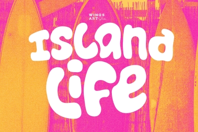Island Life - A Surf Font for Endless Summers