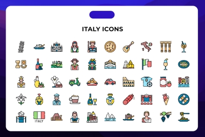 Italy Icons