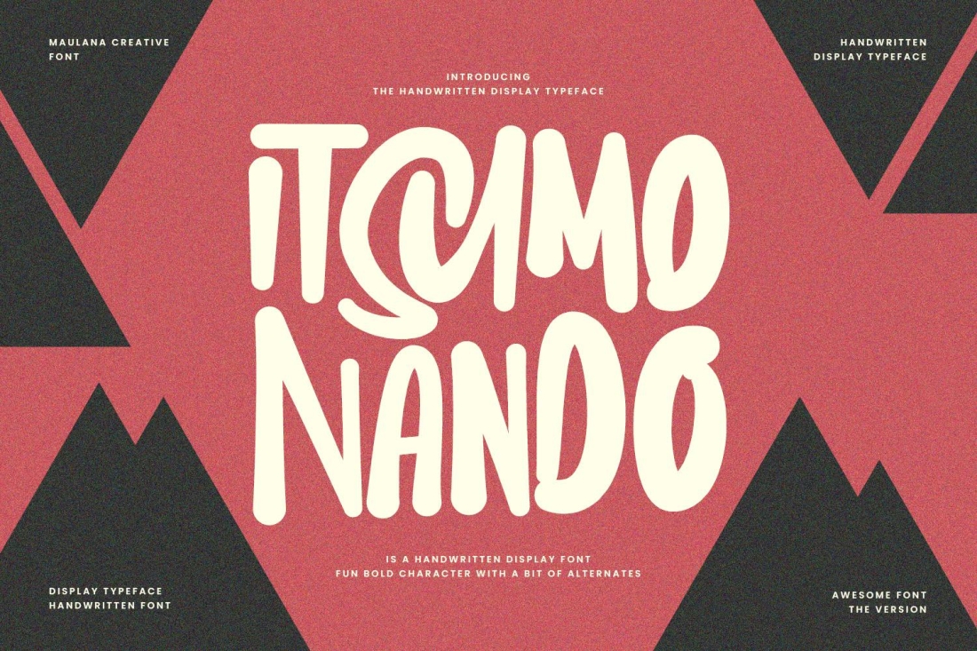Itsumo Nando Display Font