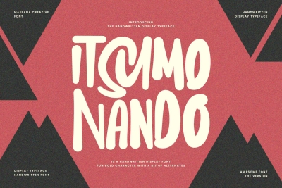 Itsumo Nando Display Font