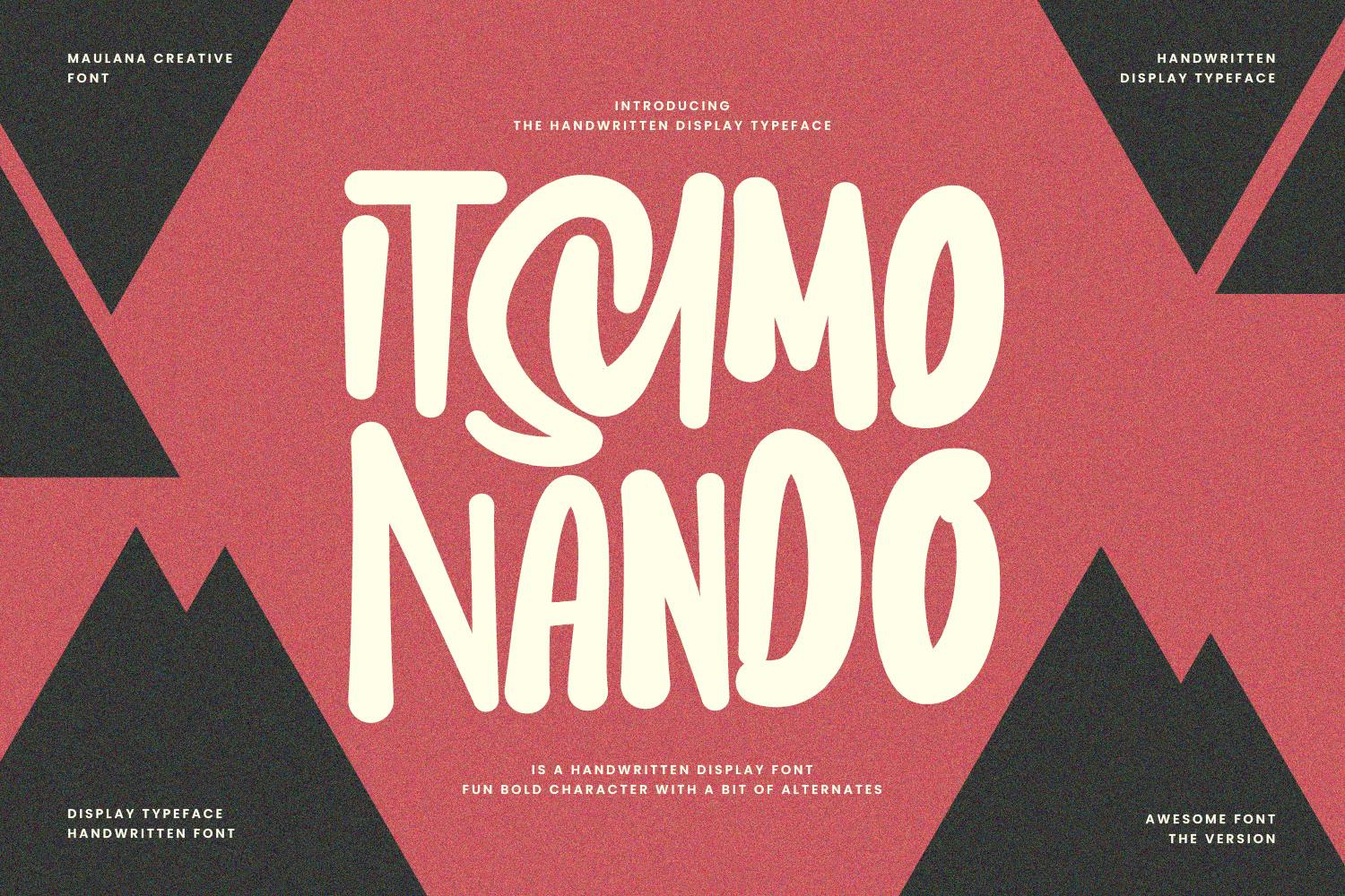 Itsumo Nando Display Font