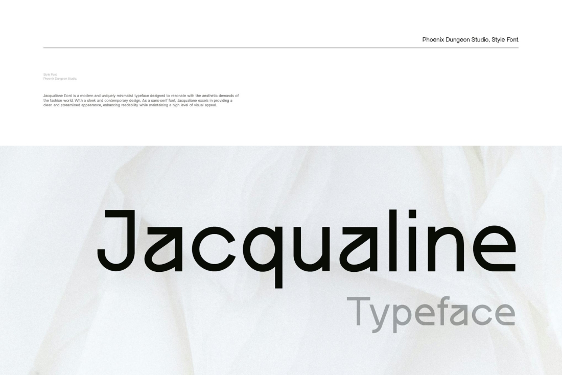 Jacqualine Typeface