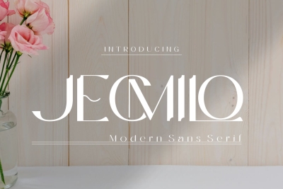 Jecmilo - Modern Stylish Sans Serif