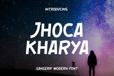 Jhoca Kharya Font Handwritten