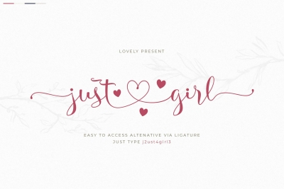 Just Girl Lovely Script
