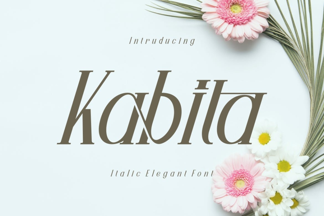 Kabita - Elegant Italic Serif