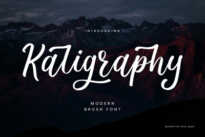 Kaligraphy - Modern Lettering Font