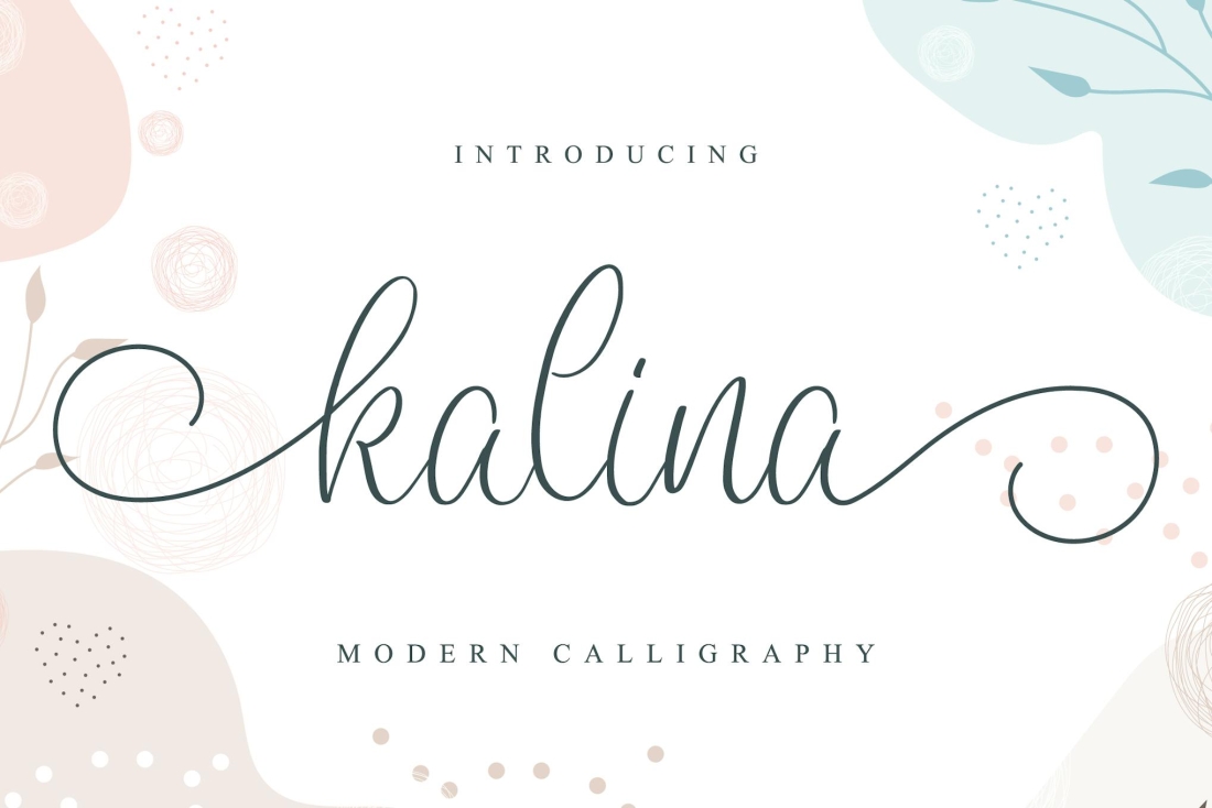 Kalina - Wedding Font
