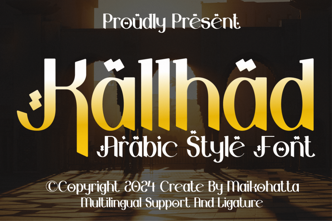 Kallhad - Arabic Style Font