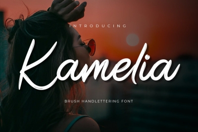Kamelia - Brush Handwritten Font