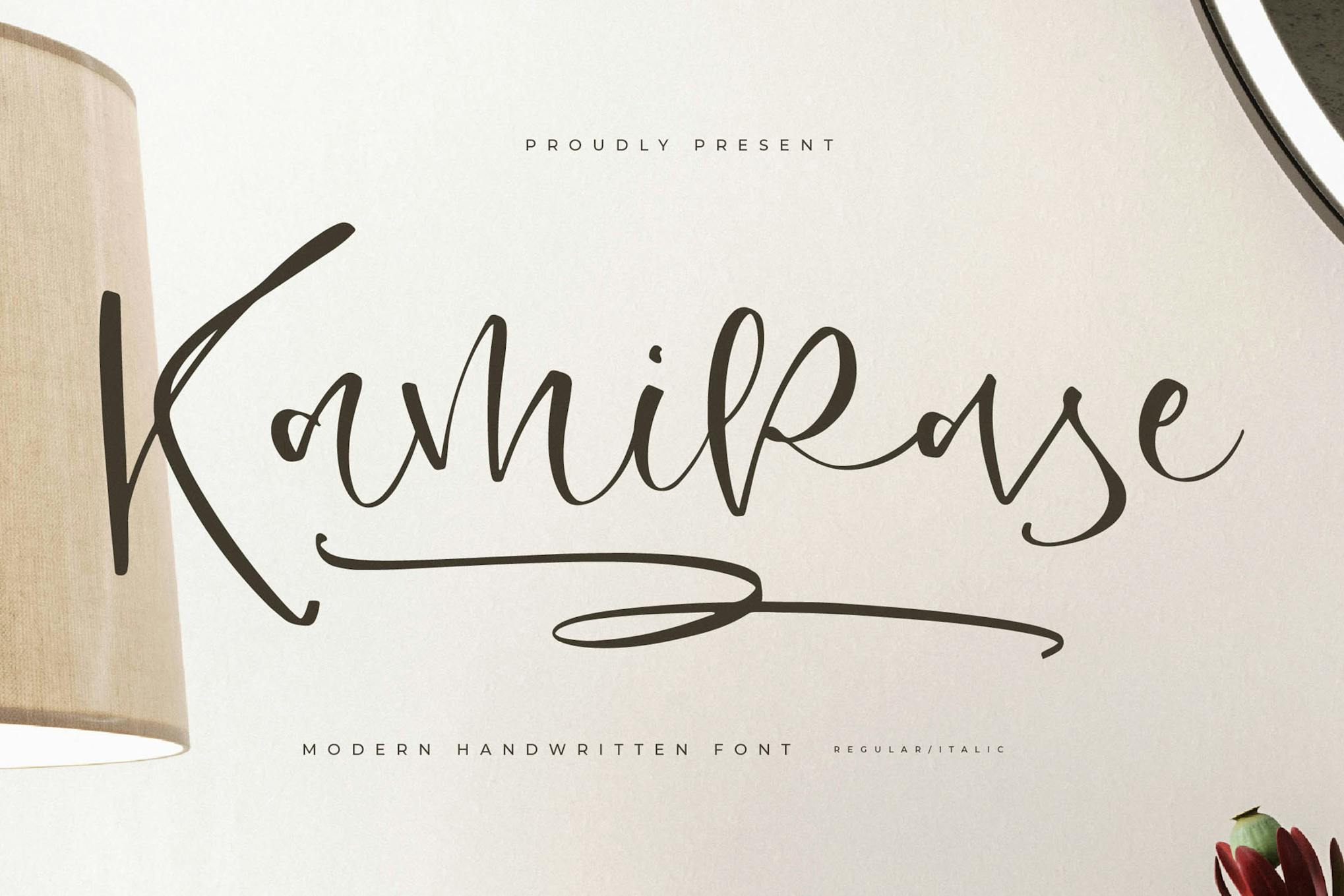 Kamikase Modern Handwritten Font