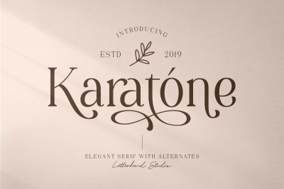 Karatone - Elegant Serif
