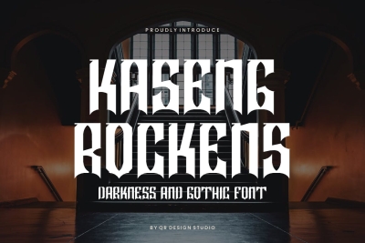 Kaseng Rockens - Gothic & Blackletter Font