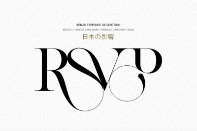 KENJO FONT + OMEGA SANS FAMILY