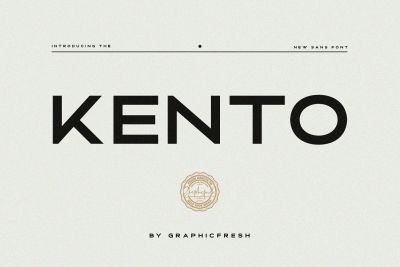 Kento - The Modern Sans Font