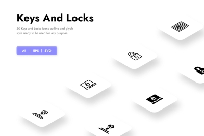 Keys and Locks Icon
