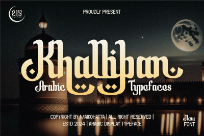 Khalliban - Arabic Typeface