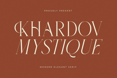 Khardov Mystique Modern Serif Font