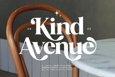 Kind Avenue - Stylish Retro Font