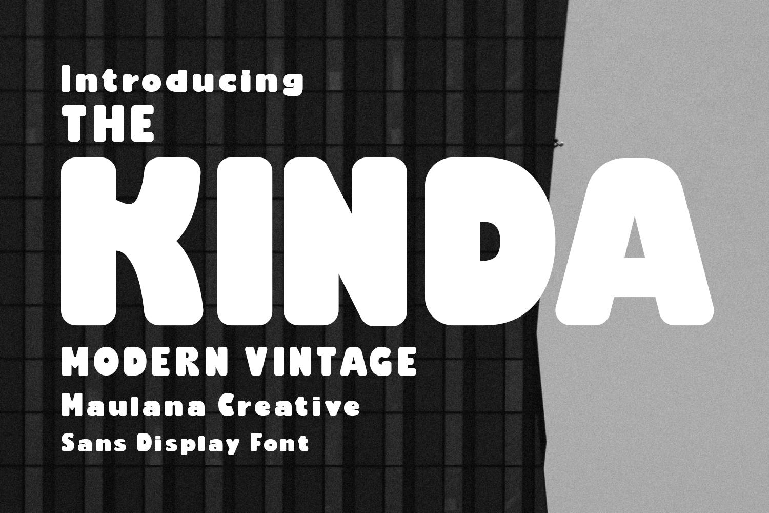 Kinda Sans Display Font